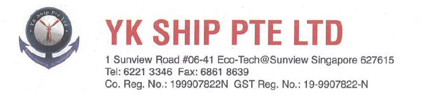 YK Ship Pte Ltd